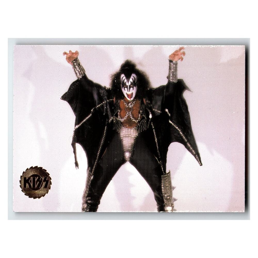 KISS Gene Simmons 1997 Kisstory Cornerstone 44 Music Card